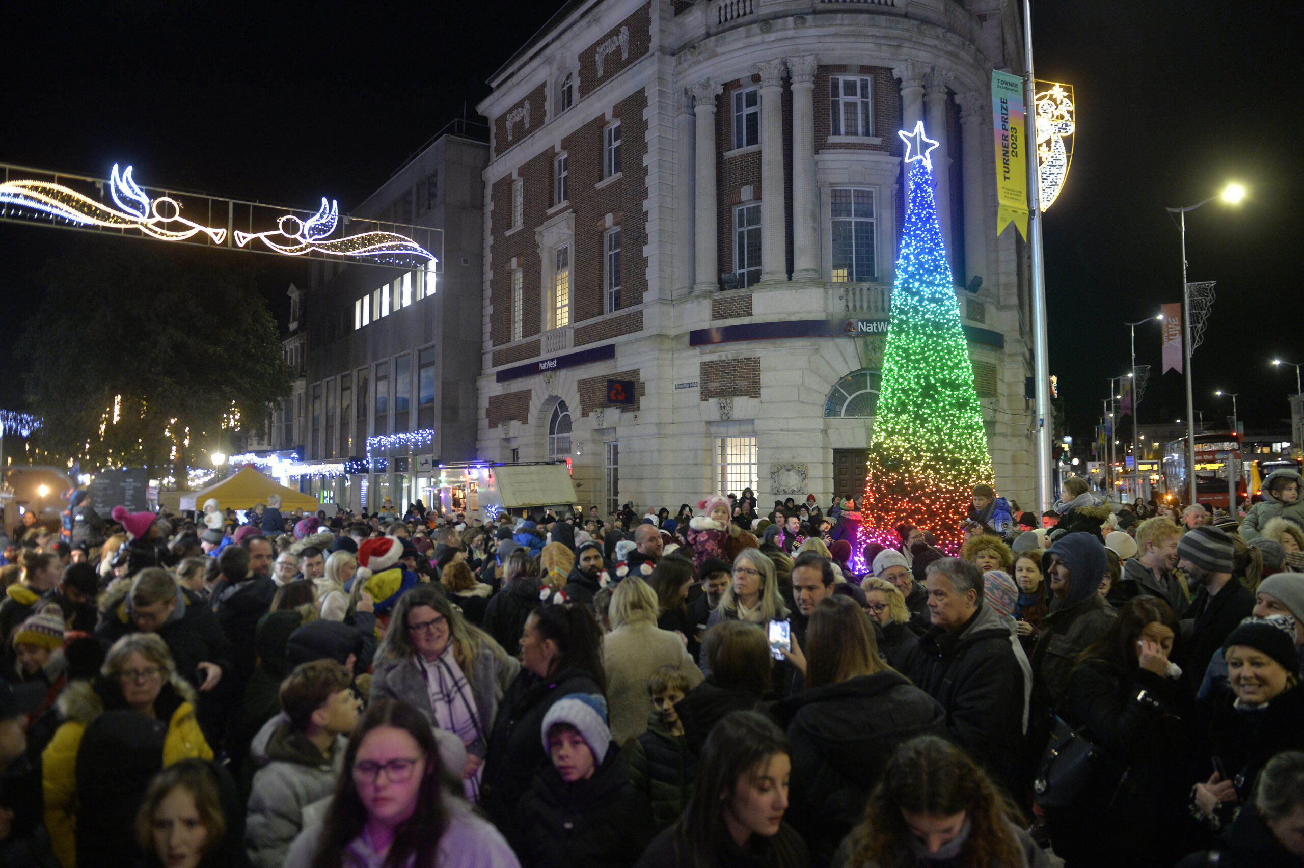 Eastbourne BID Lights Up the Town For Christmas